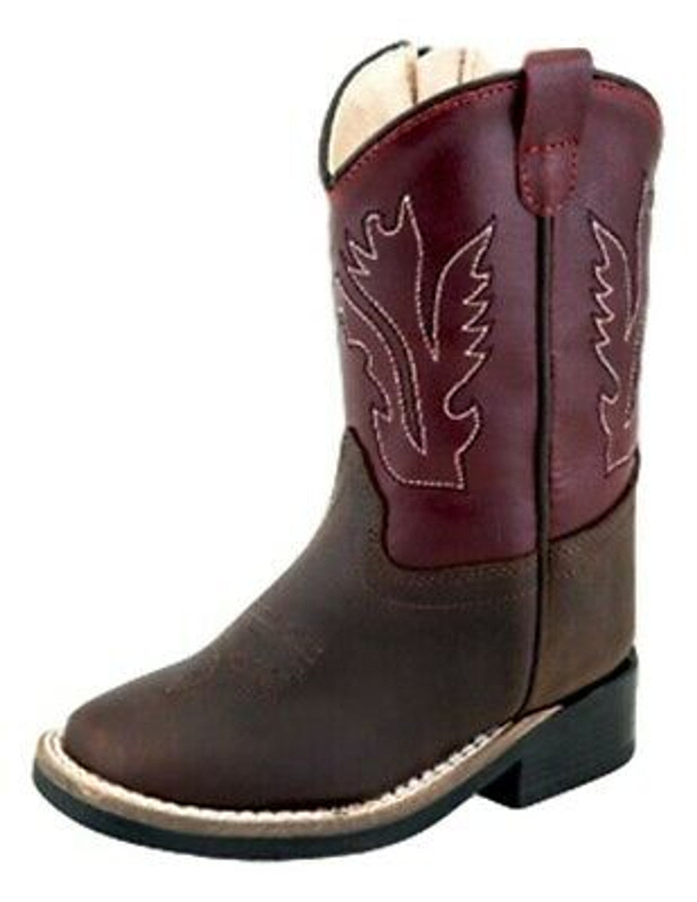 Toddler Old West Red & Brown Western Boots