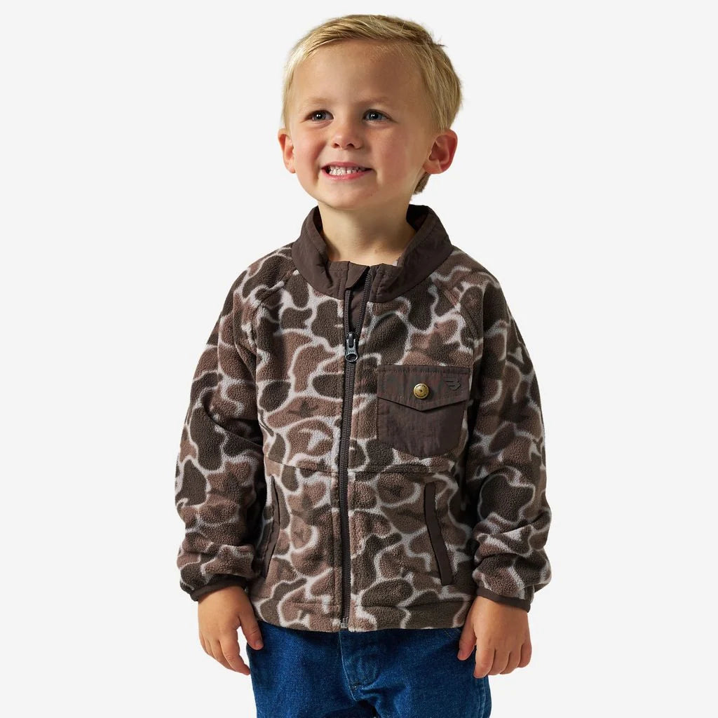 Burlebo Youth Micro Fleece Jacket - Mallard Mayhem Camo