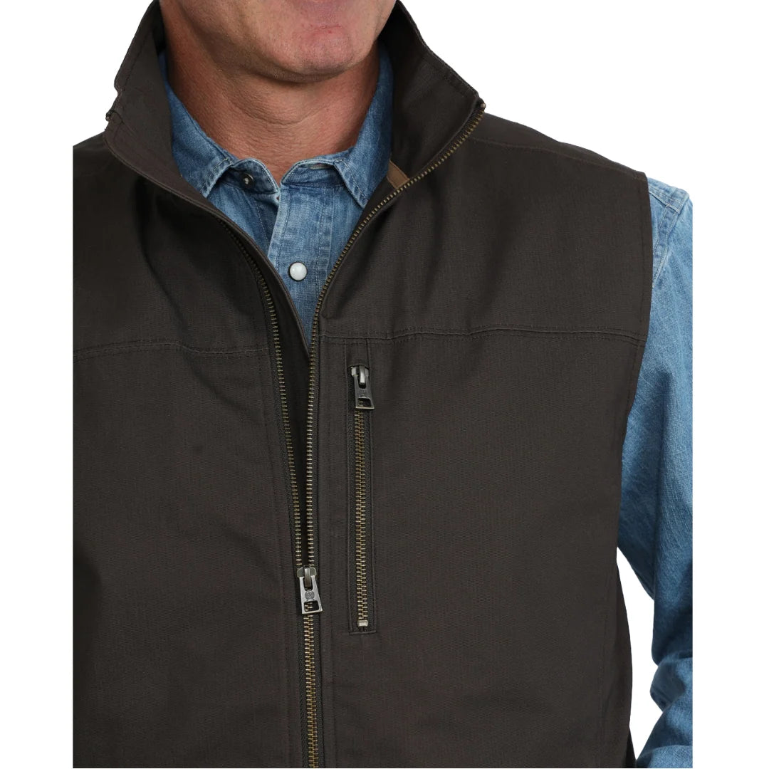 Cinch | Men's Concealed Carry Canvas Vest in Brown