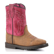 Toddler Smoky Mountain Vintage Brown and Pink Boot