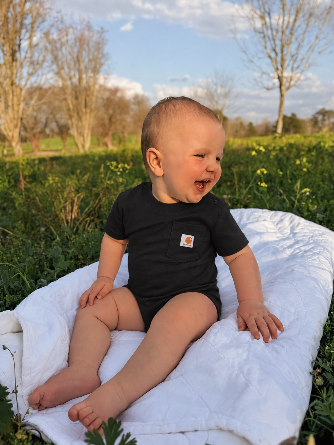 Carhartt Infant Bodysuit in Black