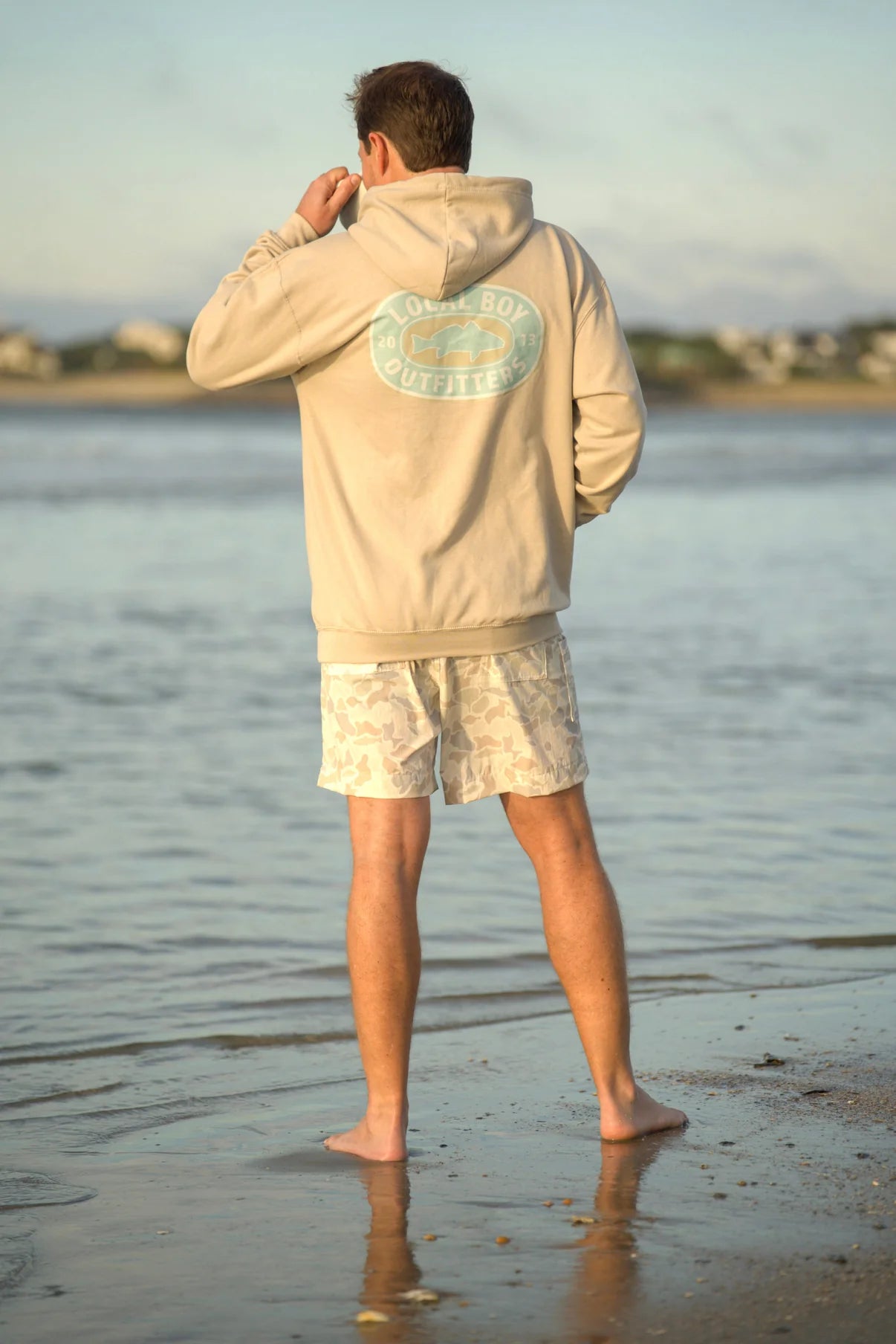 Men's Local Boy Chum Short in Salt Water Camo