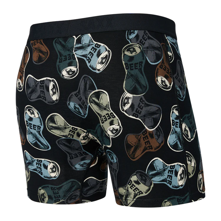 Calzoncillo bóxer SAXX VIBE SUPER SOFT / Friday Night Camo - Negro