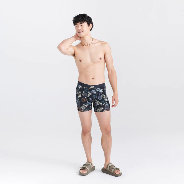 SAXX VIBE SUPER SOFT Boxer Brief / Friday Night Camo- Black