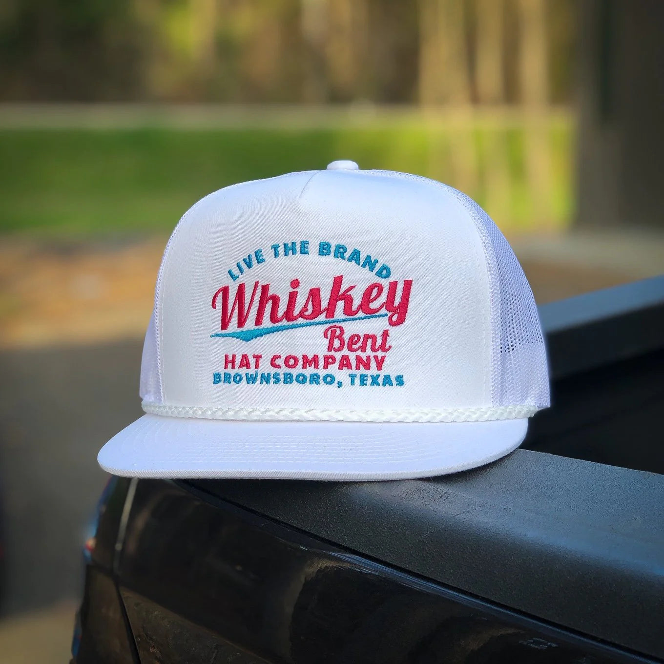 Whiskey Bent Hat Co. The Cali Cap in White