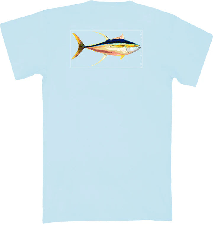 Men's Coastal Cotton Tuna T-Shirt - Ether