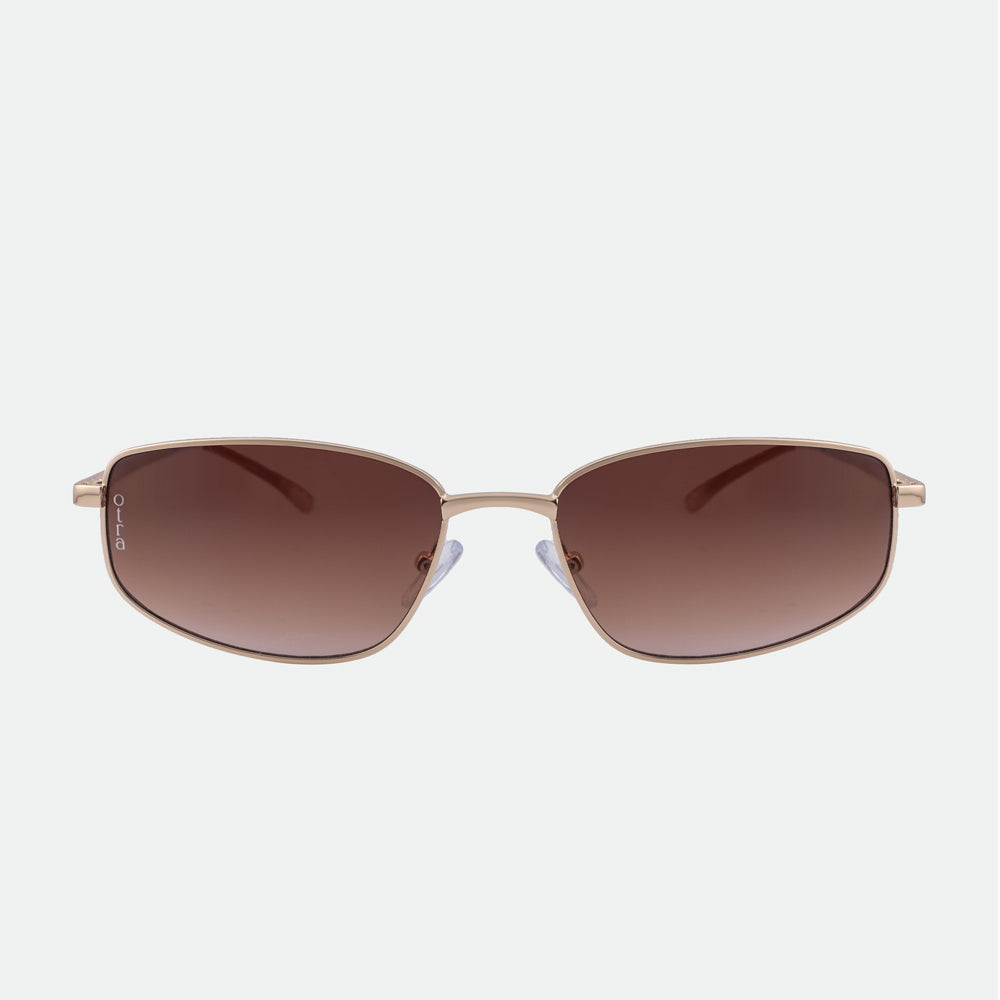 Willow Gold Brown Pink Fade Sunglasses