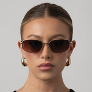 Willow Gold Brown Pink Fade Sunglasses