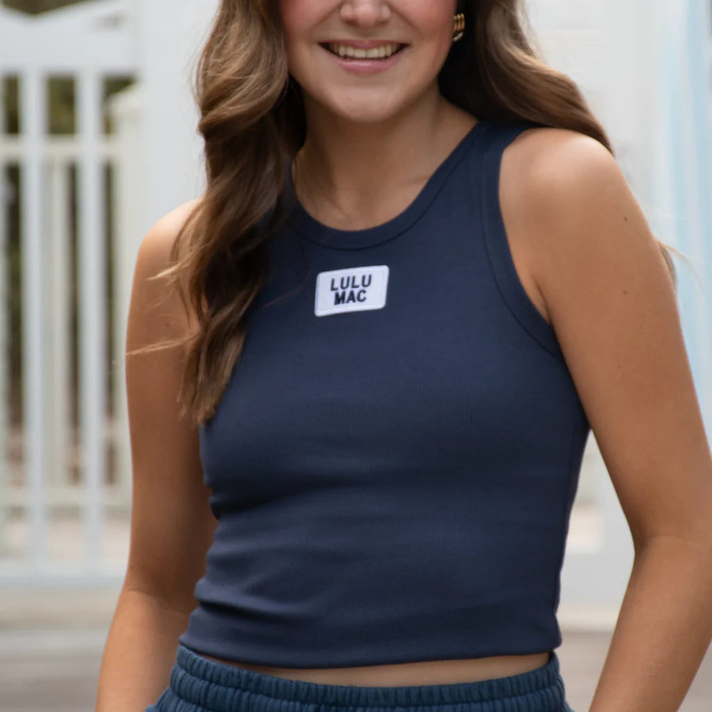 Lulu Mac Tank in Navy