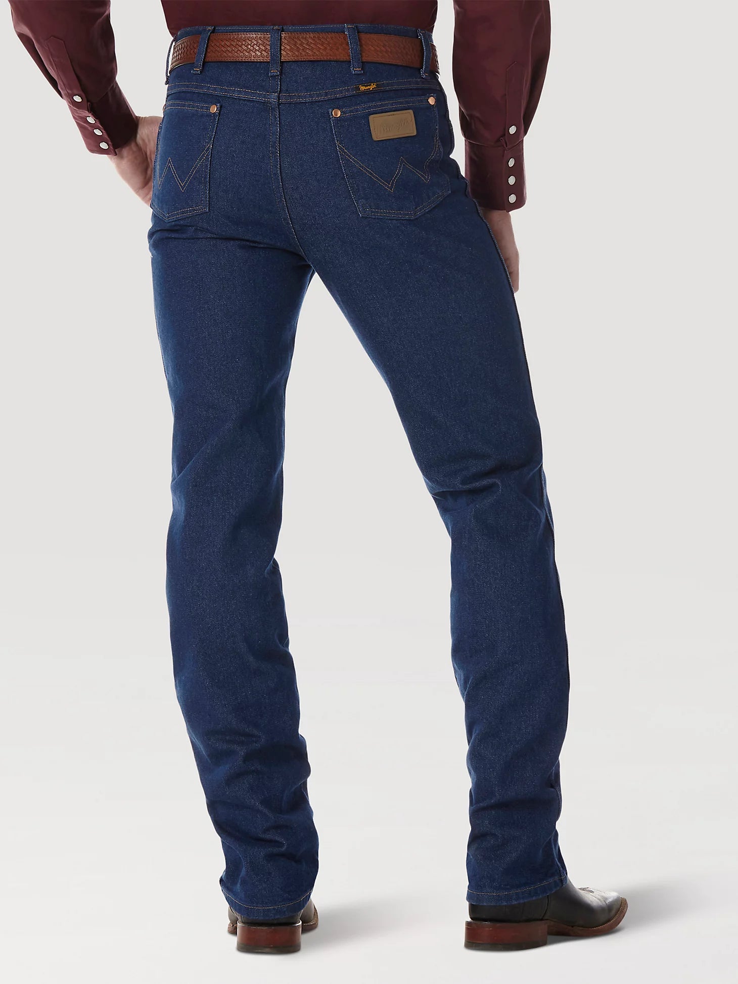 Wrangler Cowboy Cut Slim Fit para hombre - Indigo prelavado