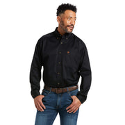 Ariat Solid Twill Classic Fit Shirt in Black