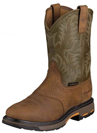 Botas sin cordones con punta compuesta Ariat Workhog para hombre