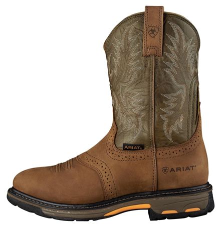 Botas sin cordones con punta compuesta Ariat Workhog para hombre