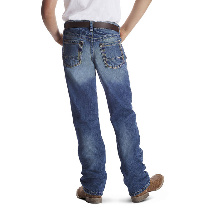 Boy's Ariat B4 Dakota Relaxed Boundary Boot Cut Jeans