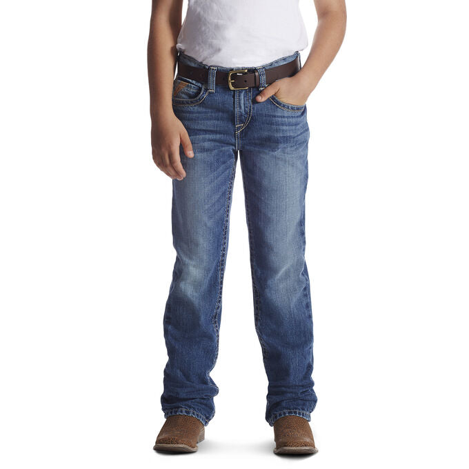 Ariat Boy's B4 Dakota Relaxed Boundary Boot Cut Jeans – Boot Country