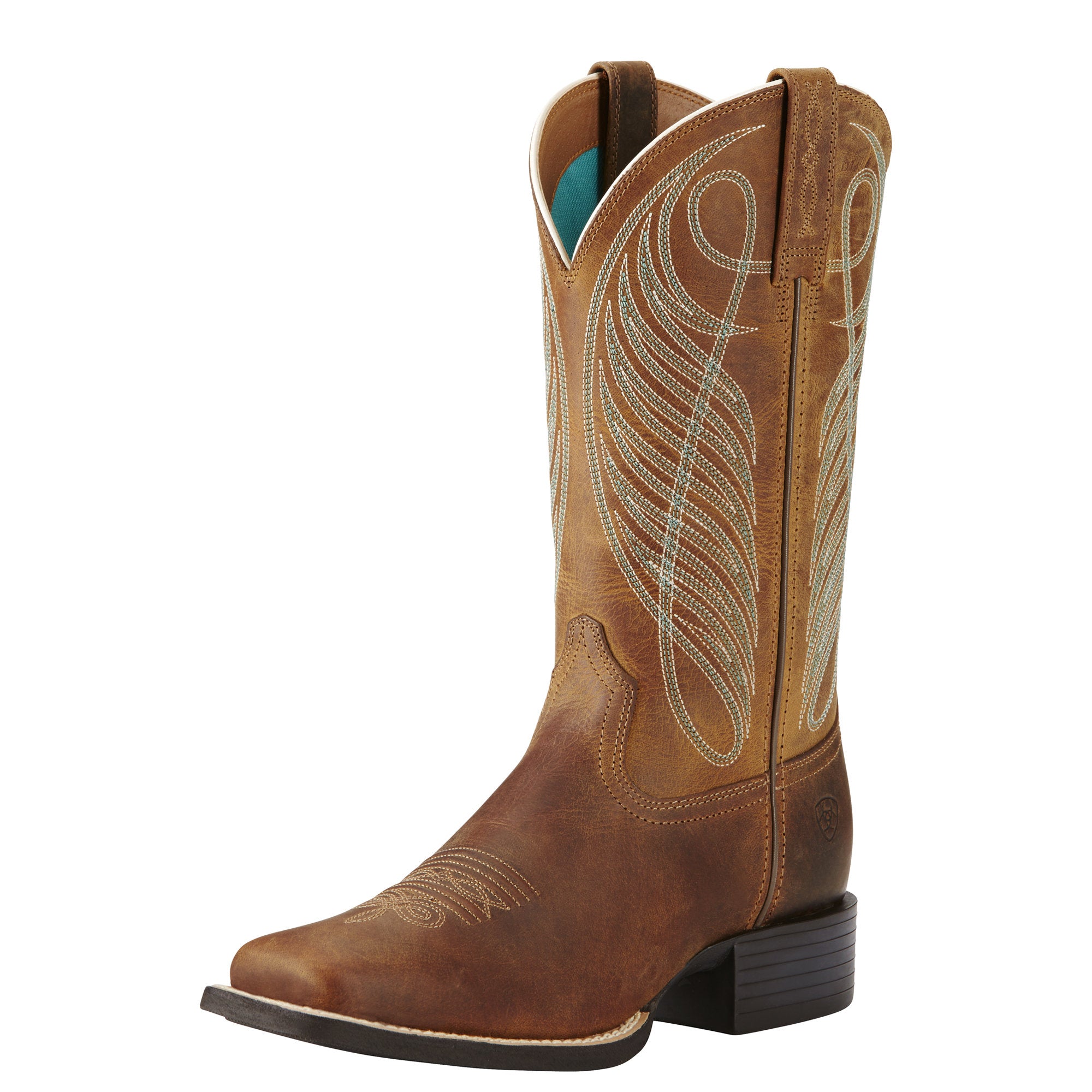 Women's Ariat Round Up Wide Square Toe Western Boot