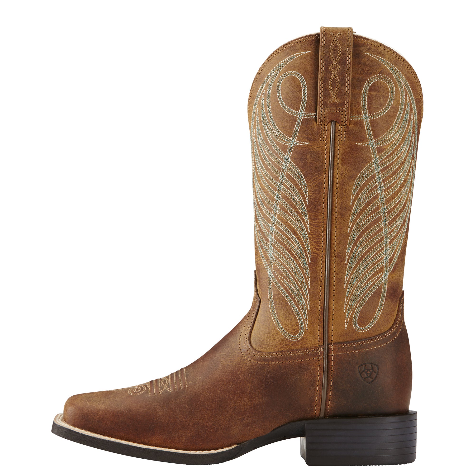 Women's Ariat Round Up Wide Square Toe Western Boot