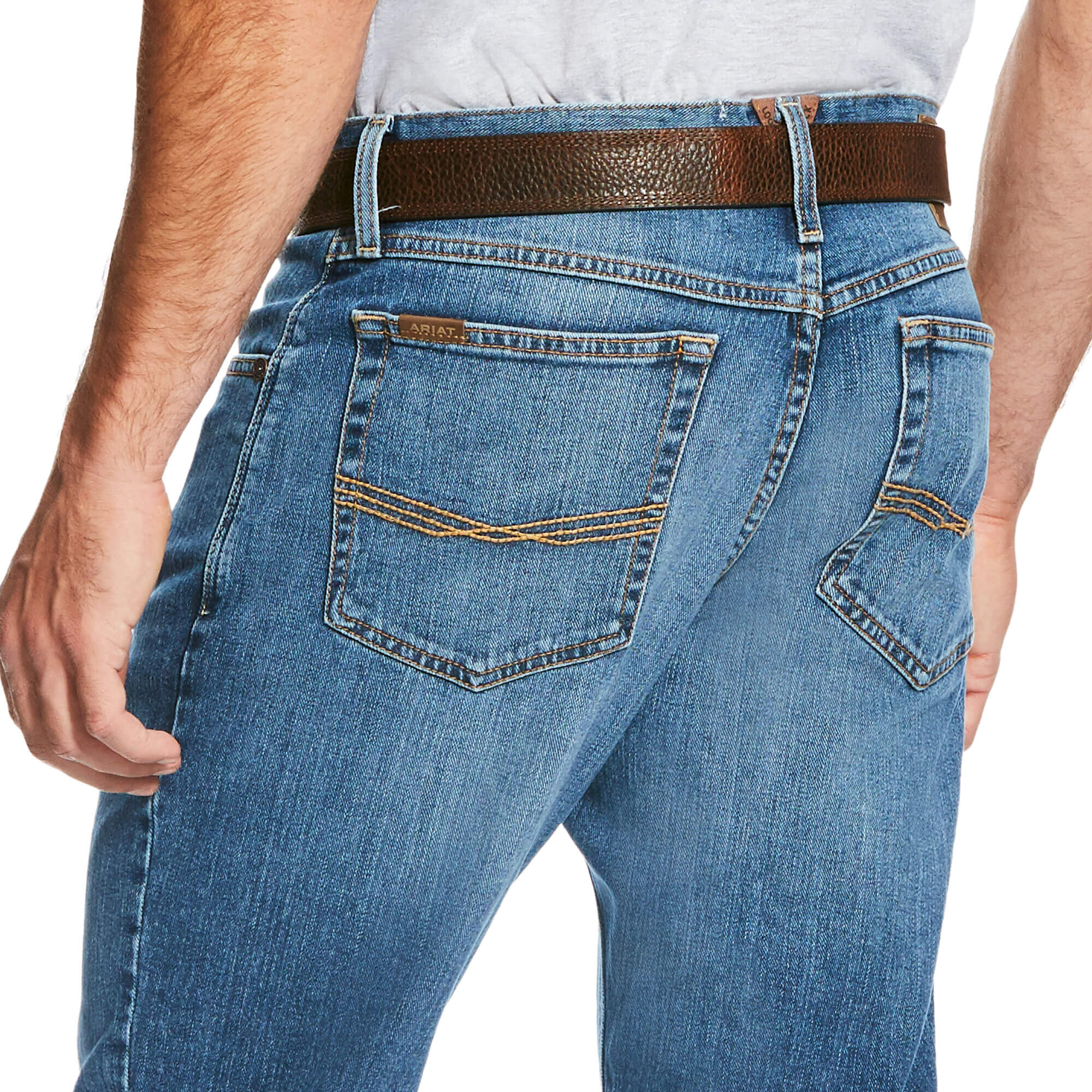 JEANS CON CORTE DE BOTA LEGADO ELÁSTICO RELAJADO ARIAT M2 PARA HOMBRE 