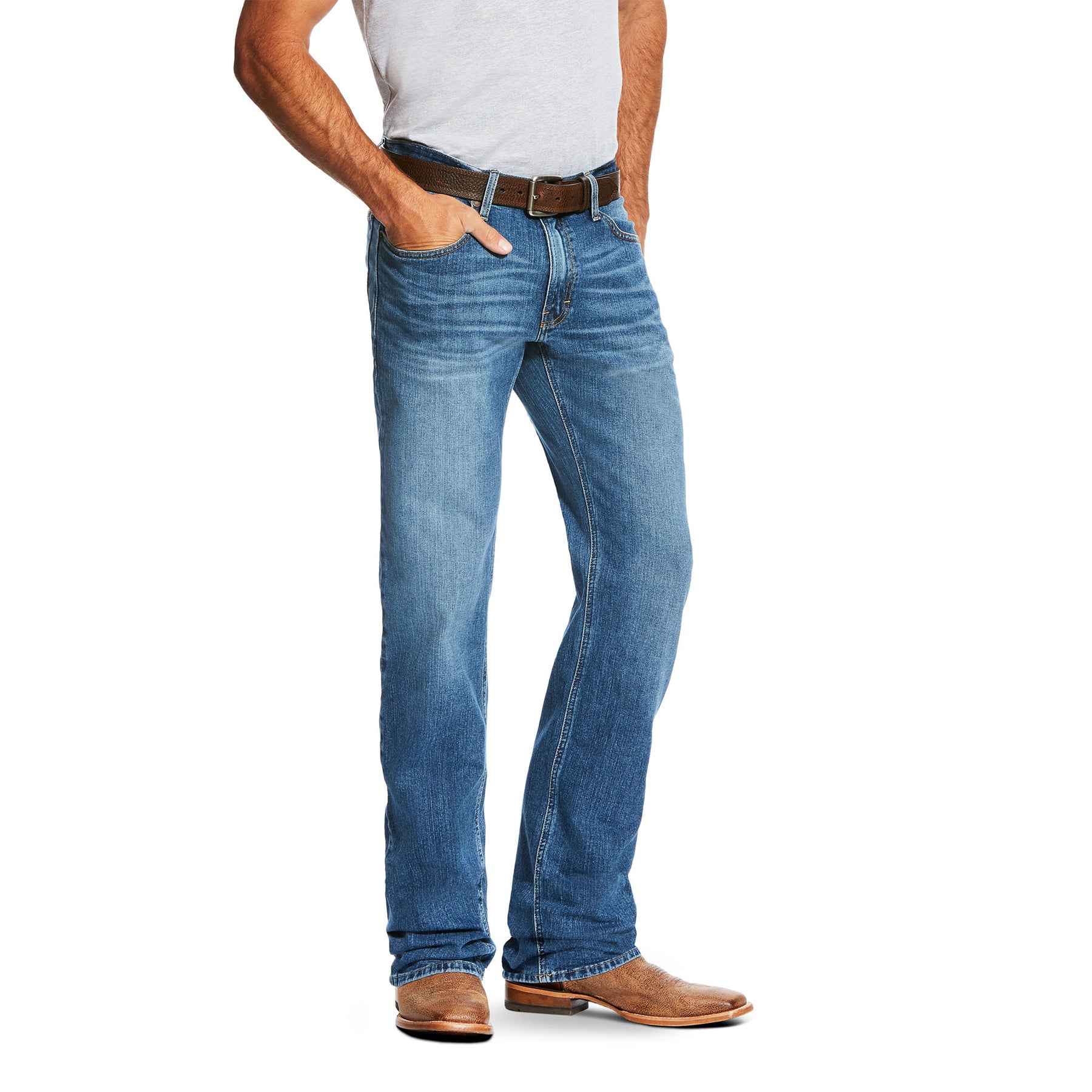 MEN'S ARIAT M2 RELAXED STRETCH LEGACY BOOT CUT JEAN – Boot Country