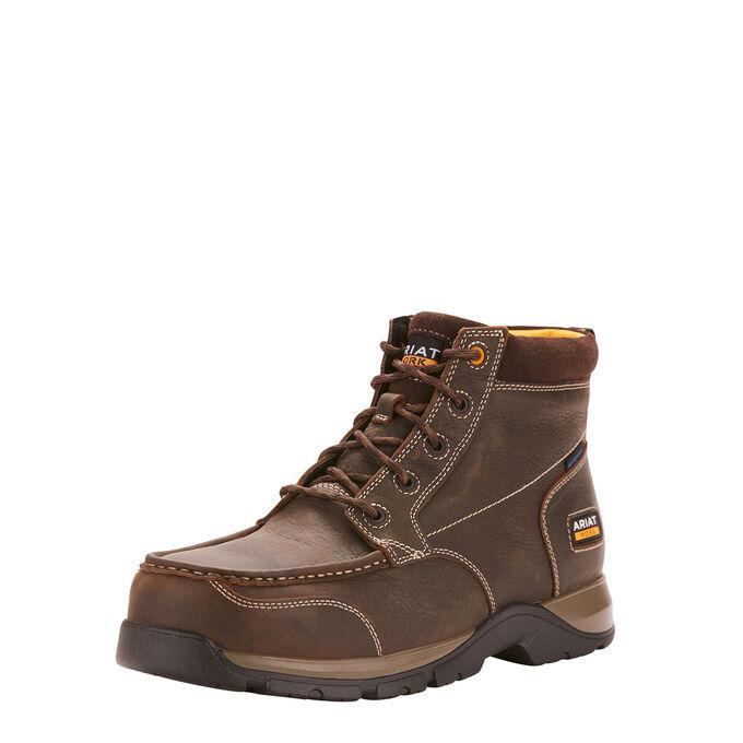 Botas de trabajo impermeables con cordones Ariat Composite Toe Edge LTE Chukka para hombre