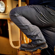 ARIAT REBAR M4 RELAXED DURASTRETCH MADE TOUGH STACKABLE STRAIGHT LEG PANT IN REBAR GREY