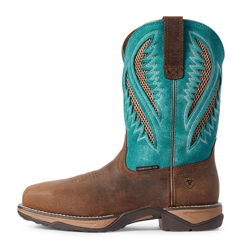 Ariat Anthem VentTEK, botas de trabajo con punta compuesta para mujer 