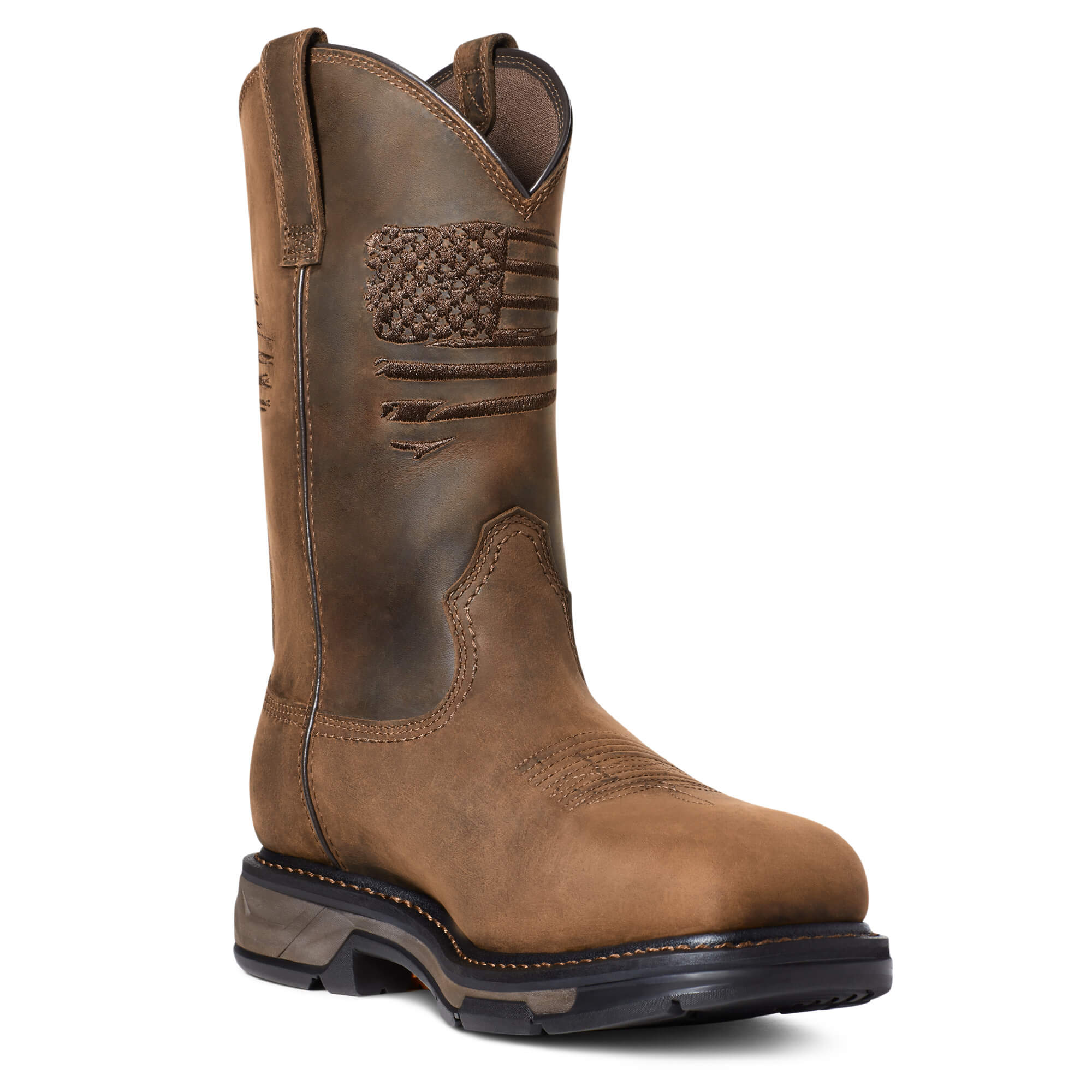 Bota de trabajo impermeable con punta de carbono Ariat WorkHog XT Patriot para hombre