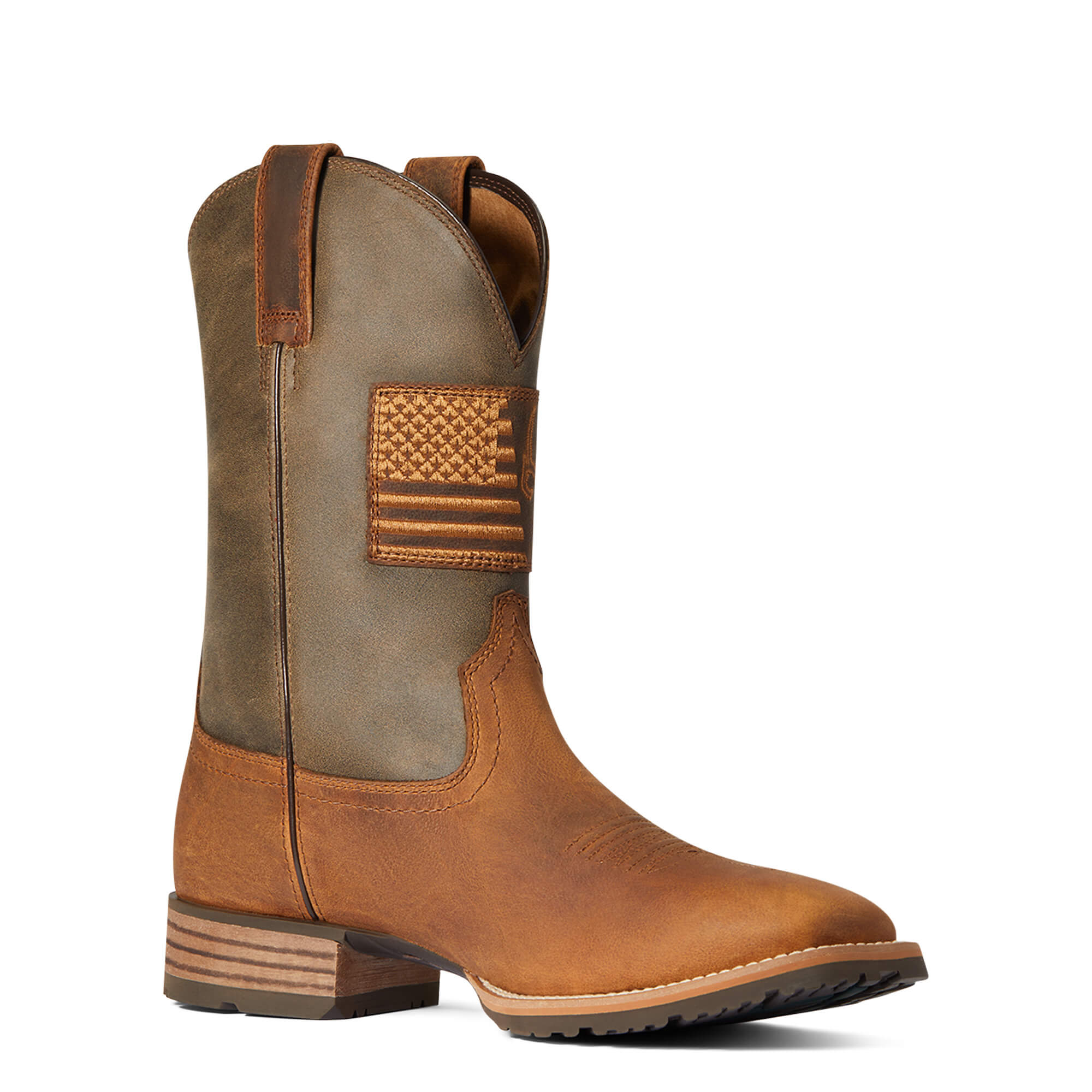 Bota vaquera Ariat Hybrid Patriot Country para hombre 