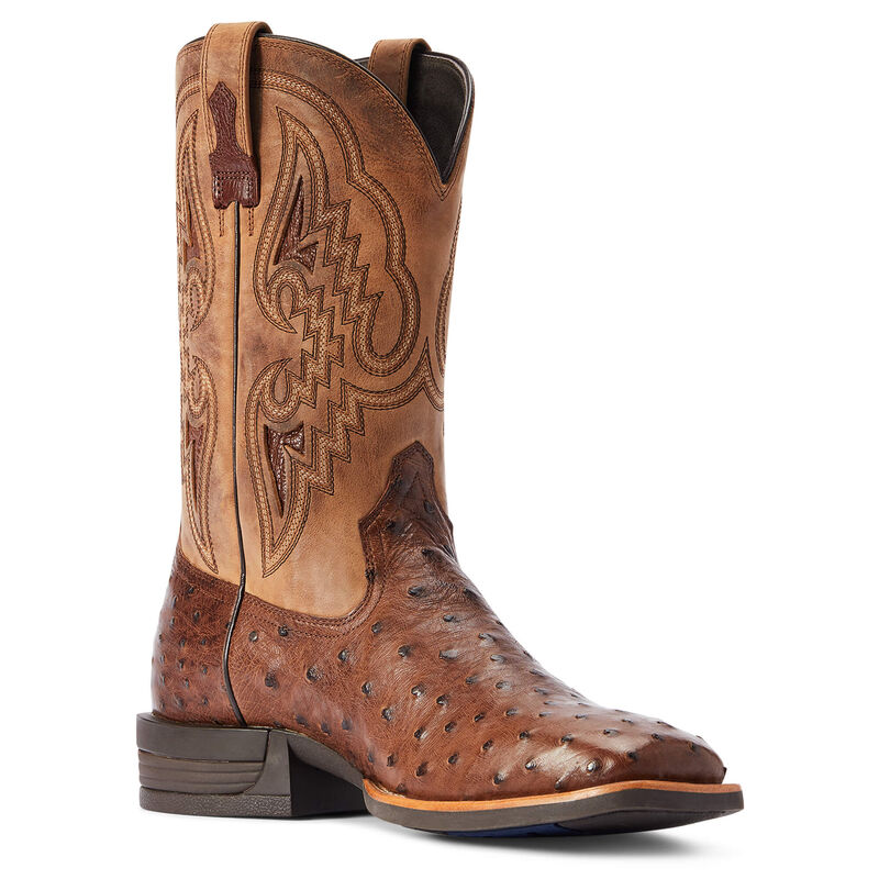 Men's Ariat Dagger Full Quill Ostrich Western Boots