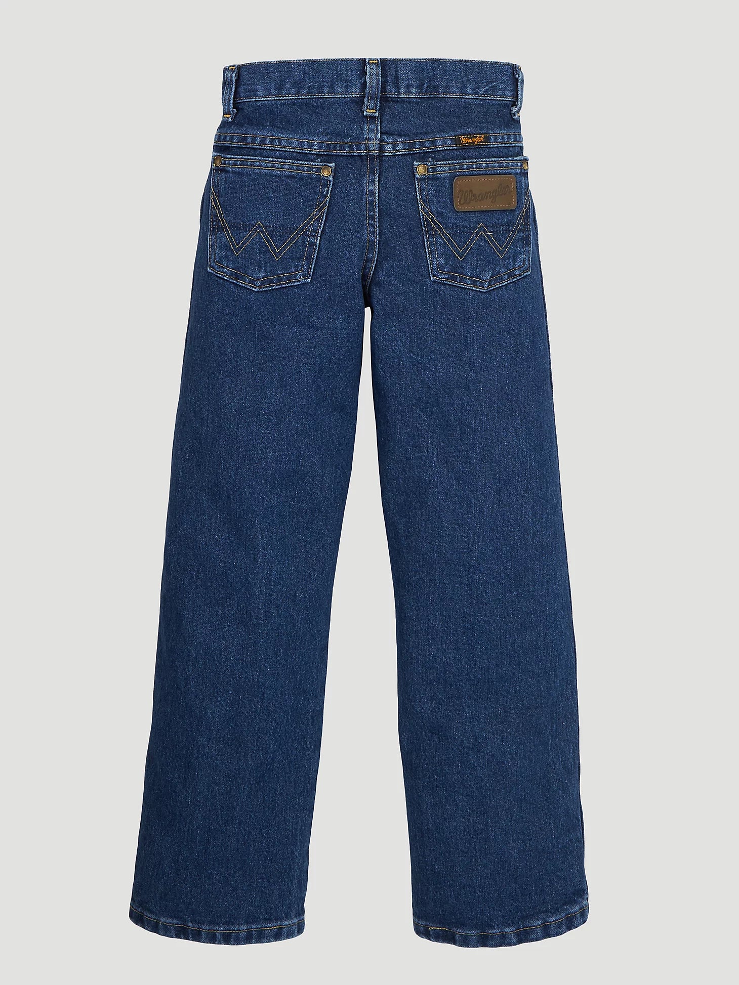 JEANS WRANGLER® GEORGE STRAIT COWBOY CUT® ORIGINAL FIT PARA NIÑO EN DENIM PIEDRA PESADA 