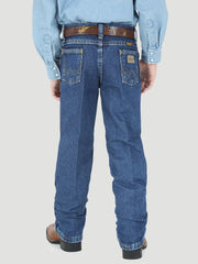 JEANS WRANGLER® GEORGE STRAIT COWBOY CUT® ORIGINAL FIT PARA NIÑO EN DENIM PIEDRA PESADA 
