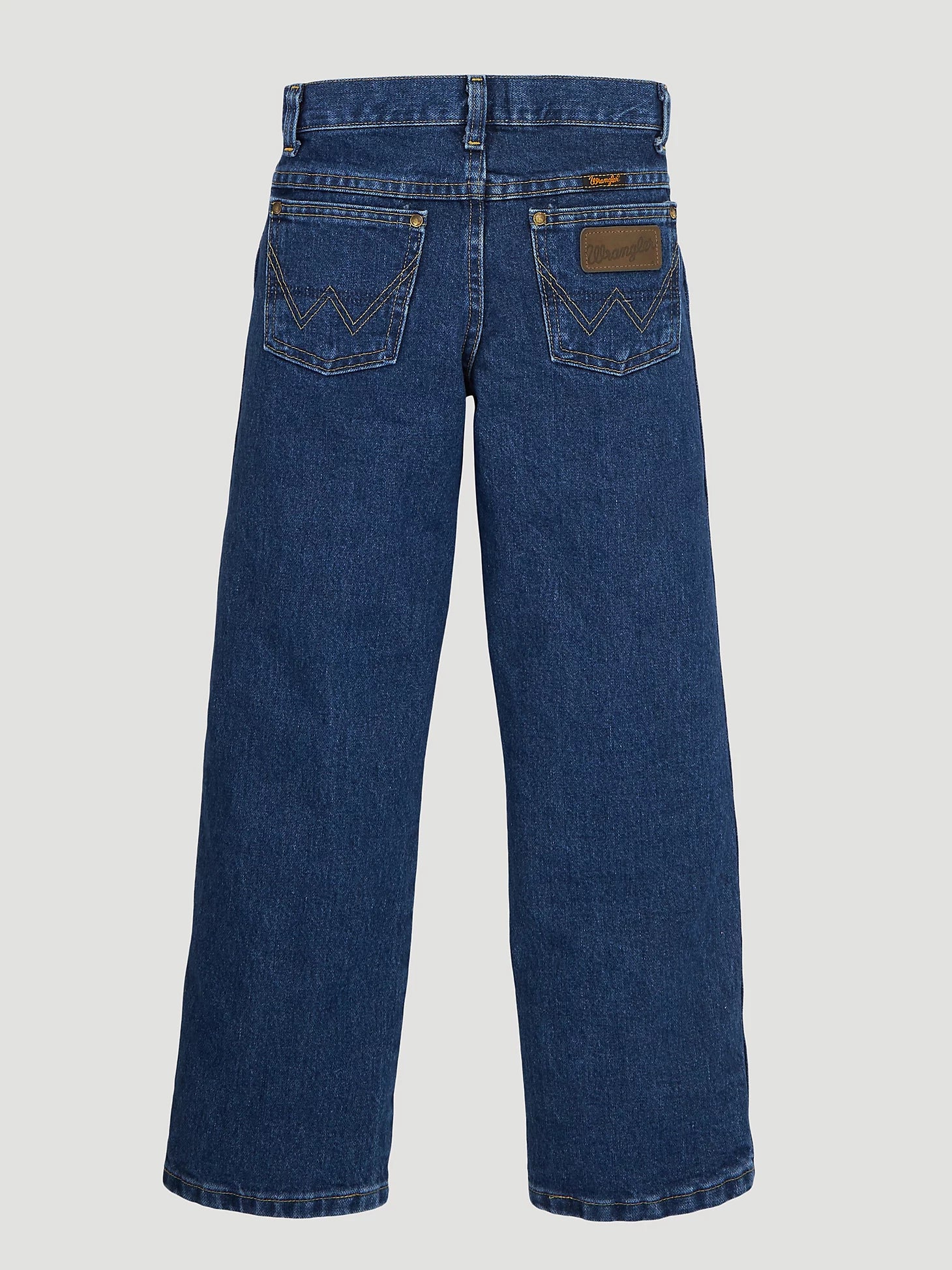 JEANS GEORGE STRAIT COWBOY CUT® DE LA COLECCIÓN BY WRANGLER® PARA NIÑO ORIGINAL FIT EN DENIM PIEDRA PESADO 