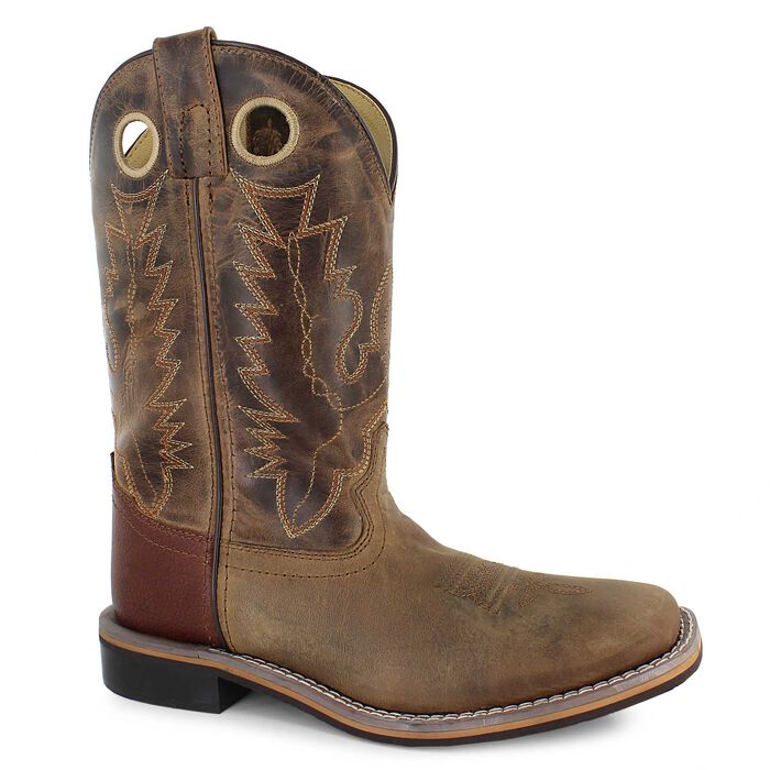 Bota para niños Smokey Mountain - Jesse Brown punta cuadrada