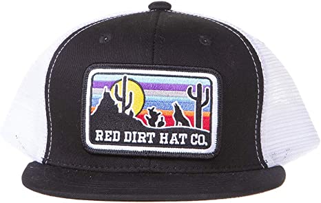 Gorra de coyote con sombrero de tierra rojo juvenil