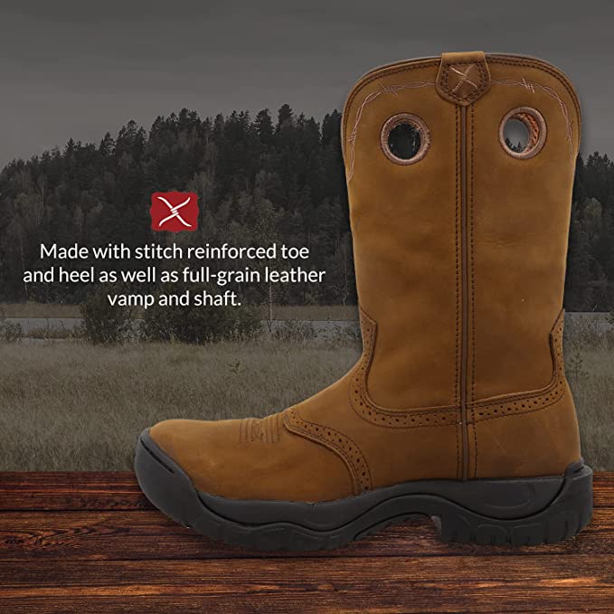 Botas de trabajo impermeables Twisted X All Around para hombre