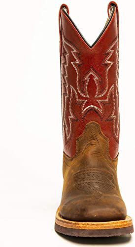 Youth Old West Red Top Square Toe Western Boots – Boot Country