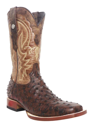 Men's Tanner Mark Big Cabin Ostrich Print Boots