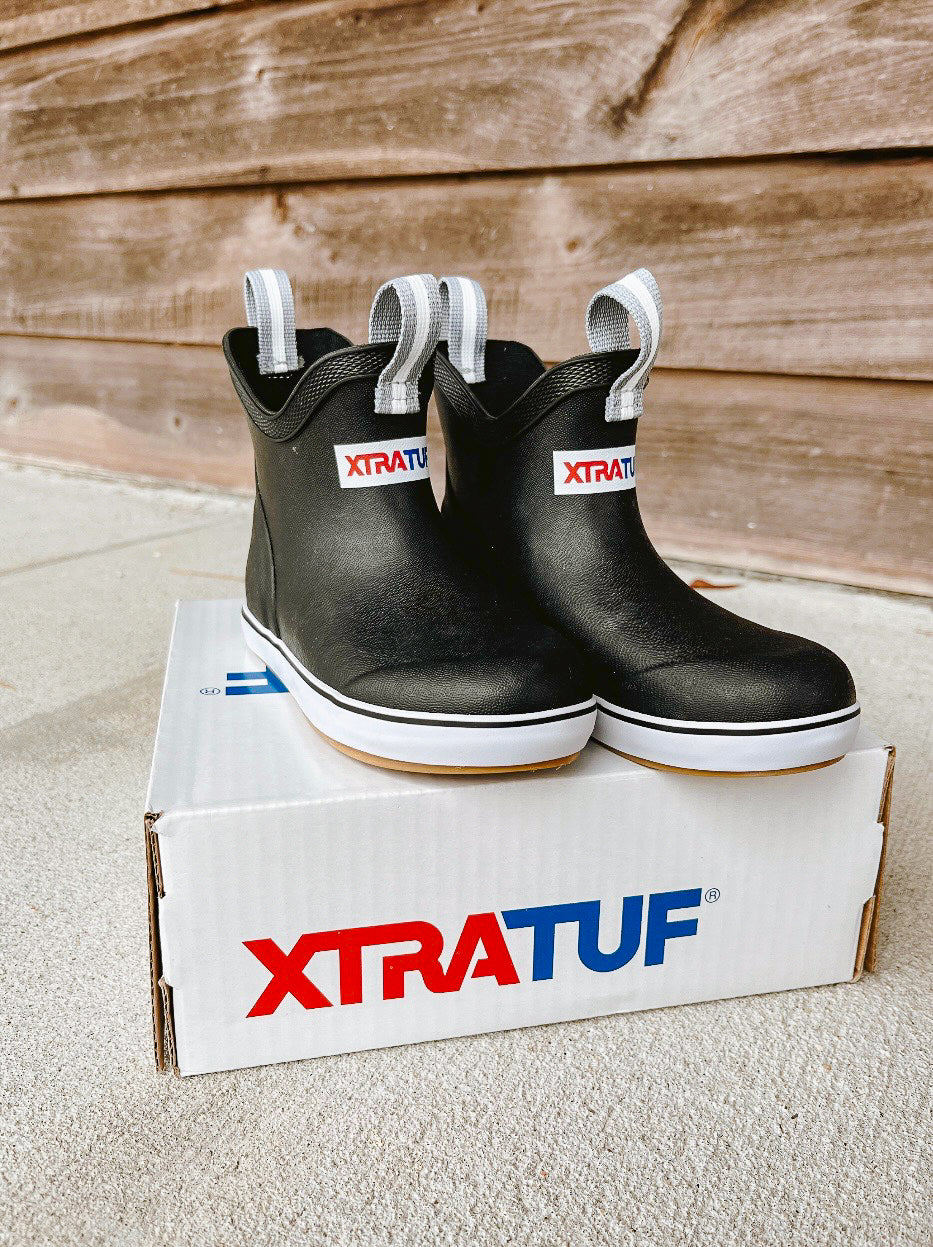 KID'S XTRATUF ANKLE DECK BOOT IN BLACK