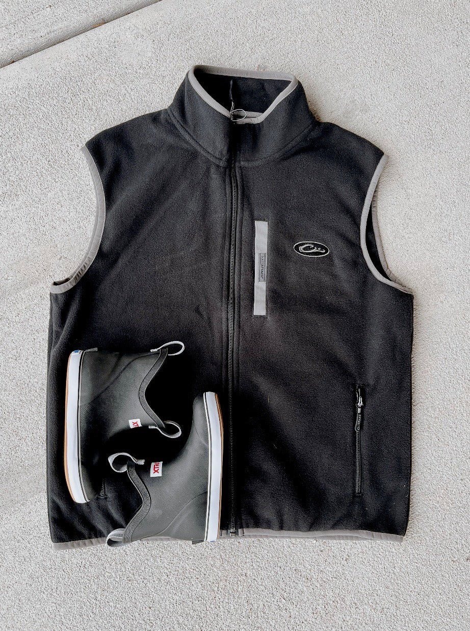 BOTIN BANCO NIÑO XTRATUF EN NEGRO