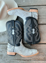 Men's Tanner Mark Teju Lizard Natural/Palermo Black Boots