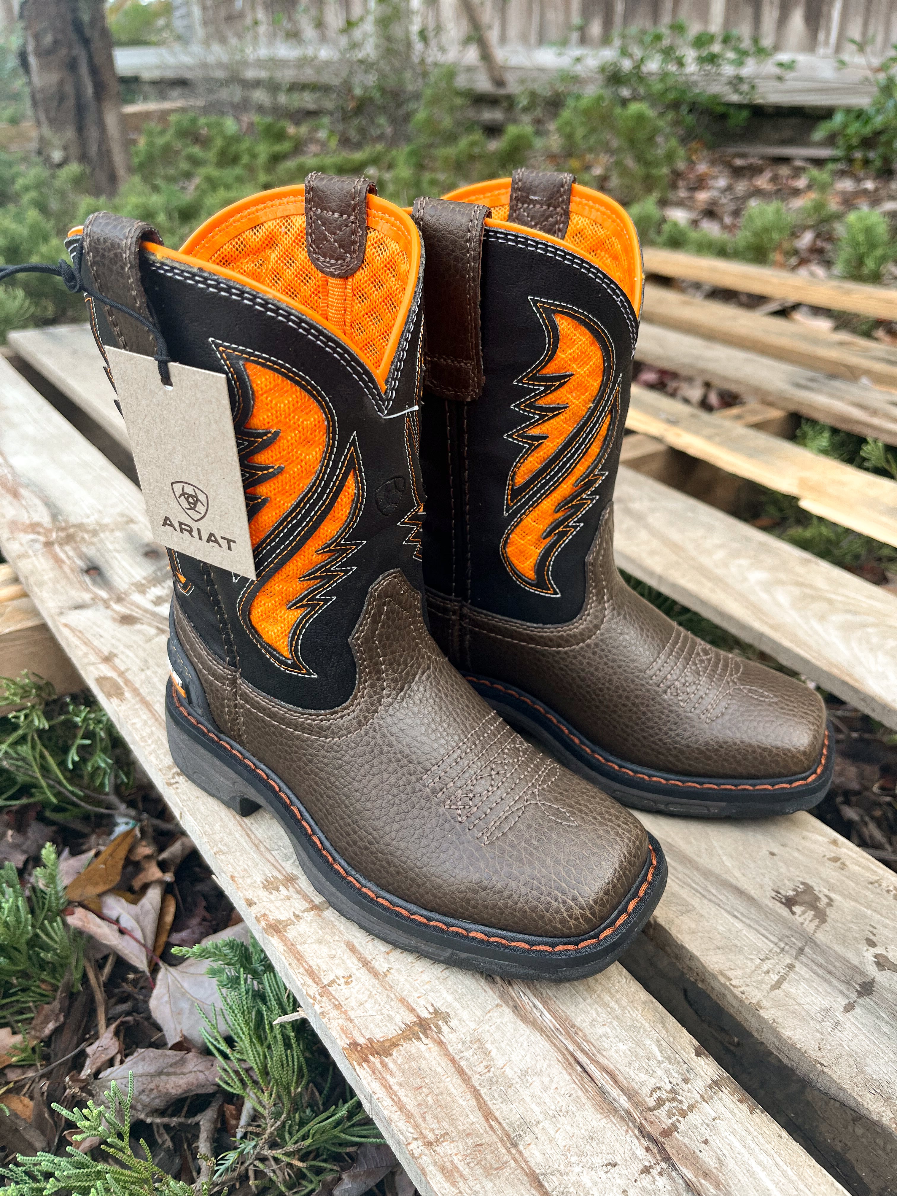 Youth Ariat Work VentTEK Boot