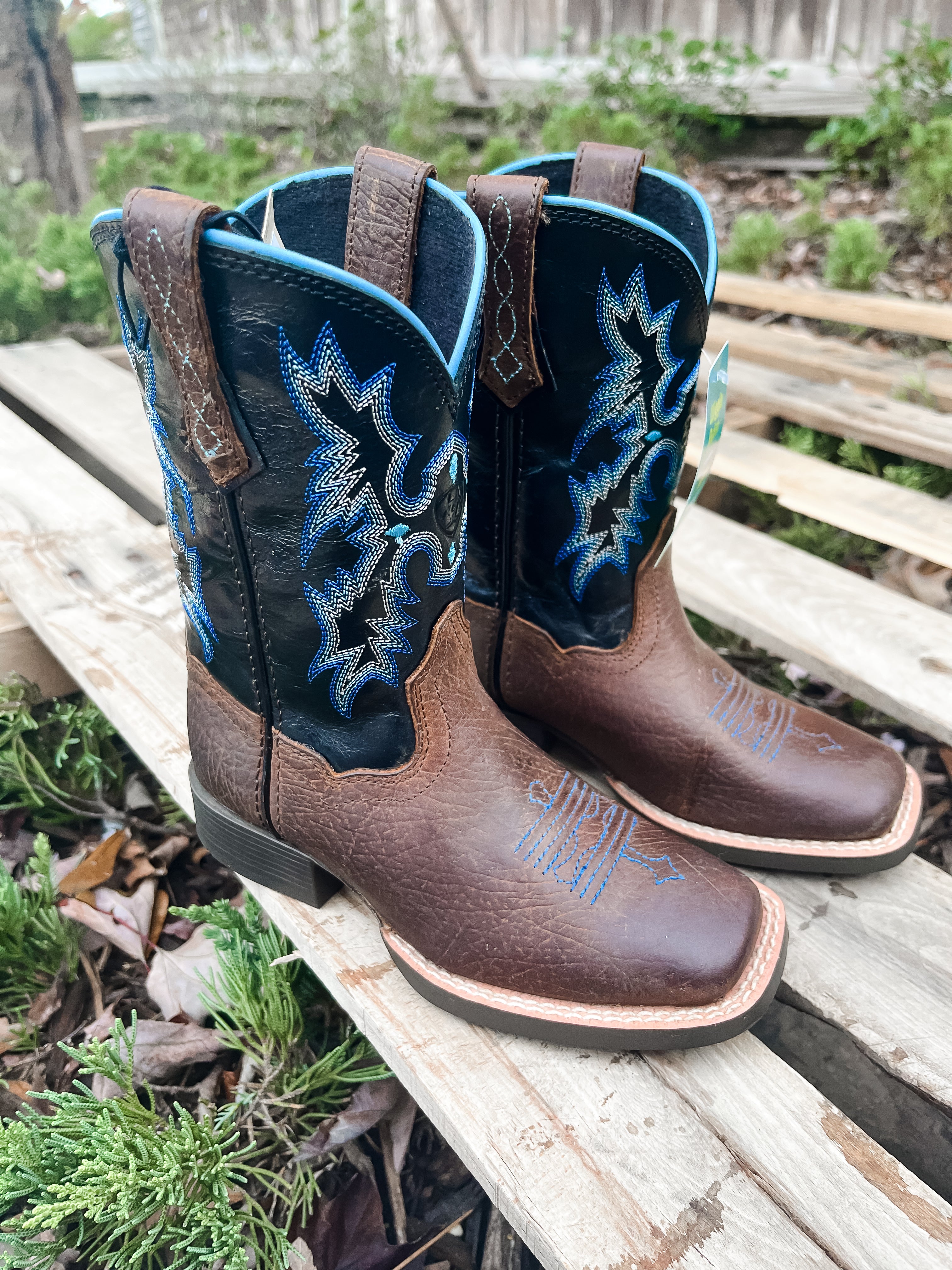 Youth Ariat Tombstone Boot In Earth – Boot Country
