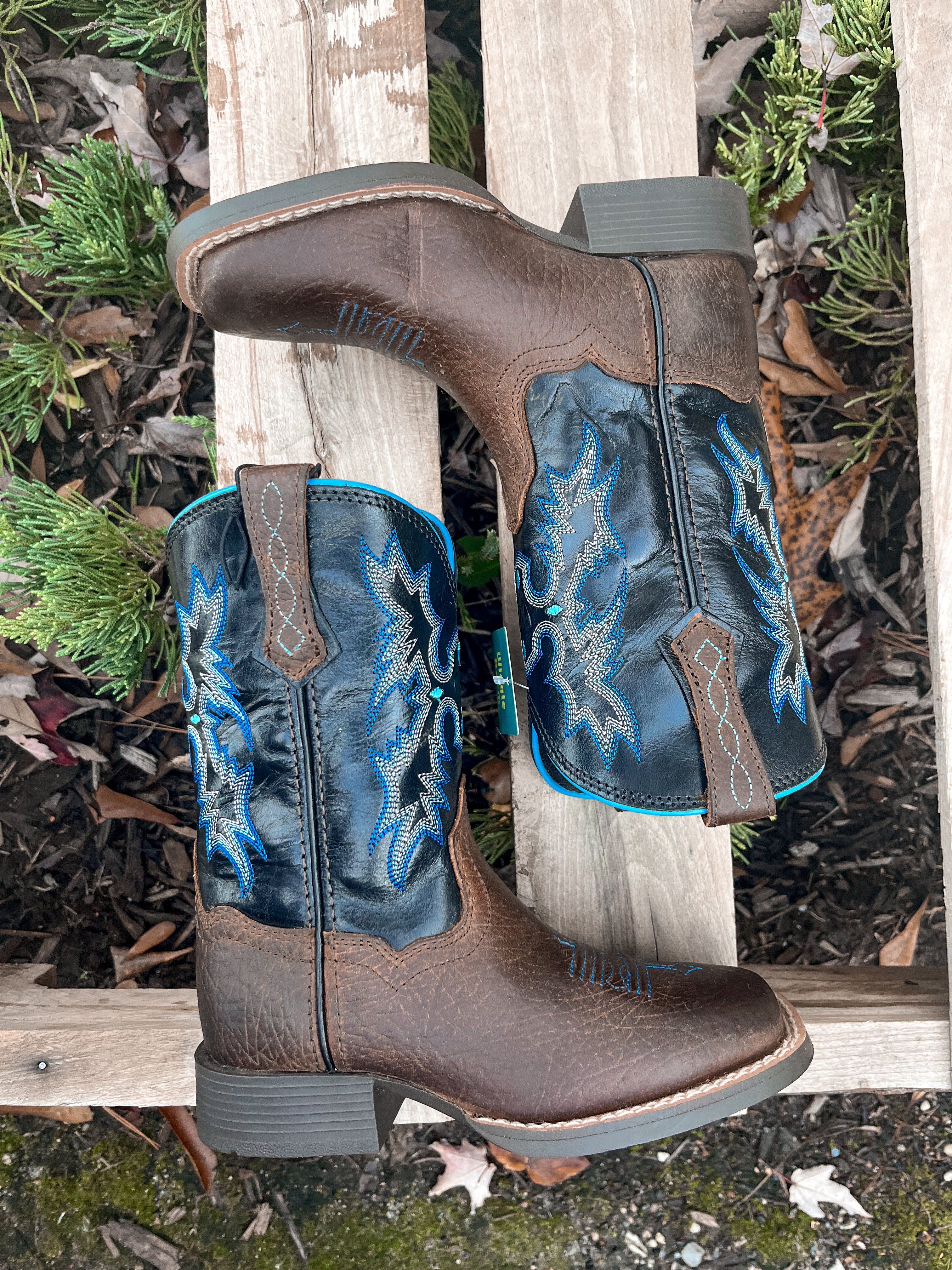 Youth Ariat Tombstone Boot In Earth