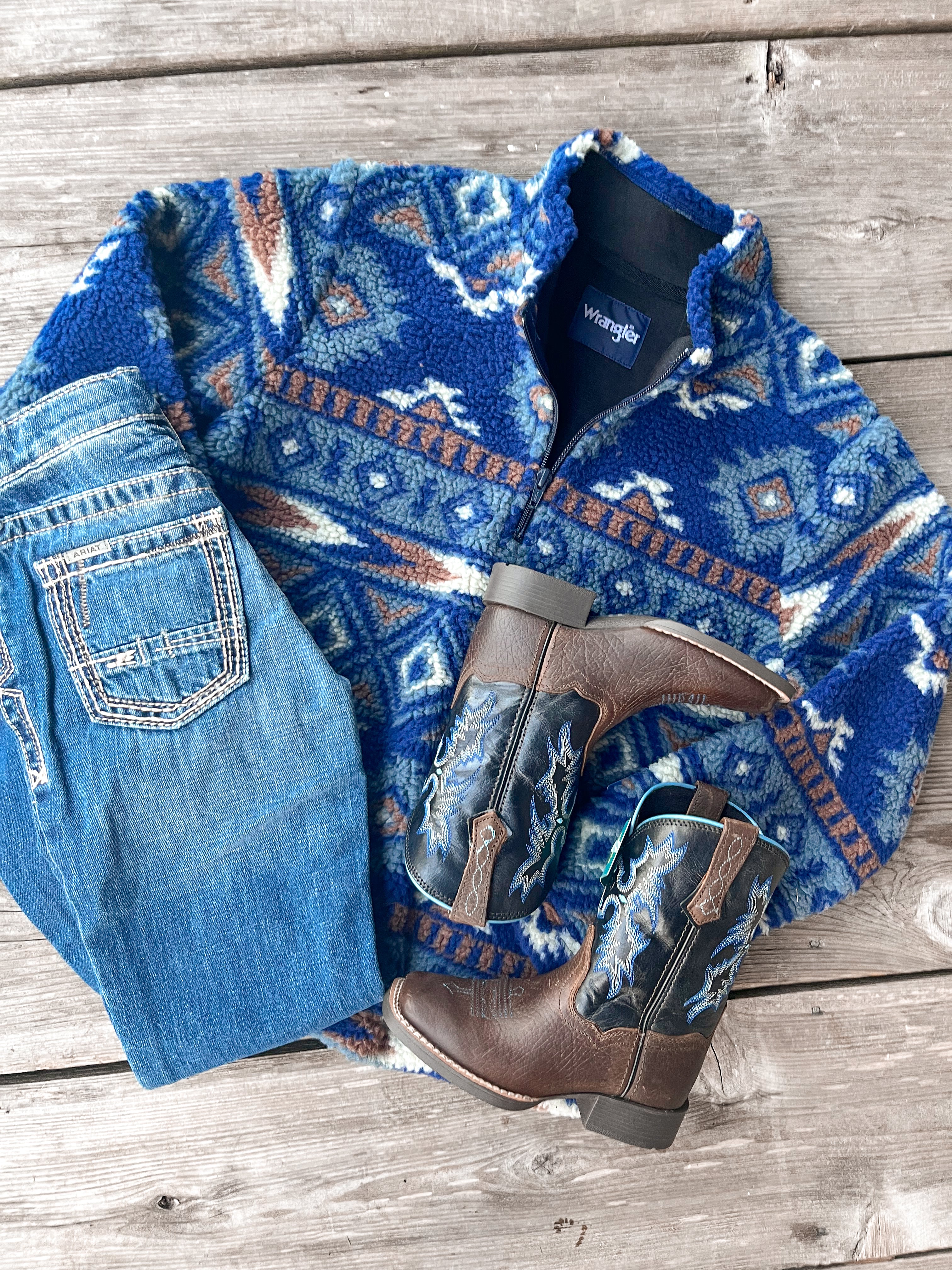 Youth Ariat Tombstone Boot In Earth