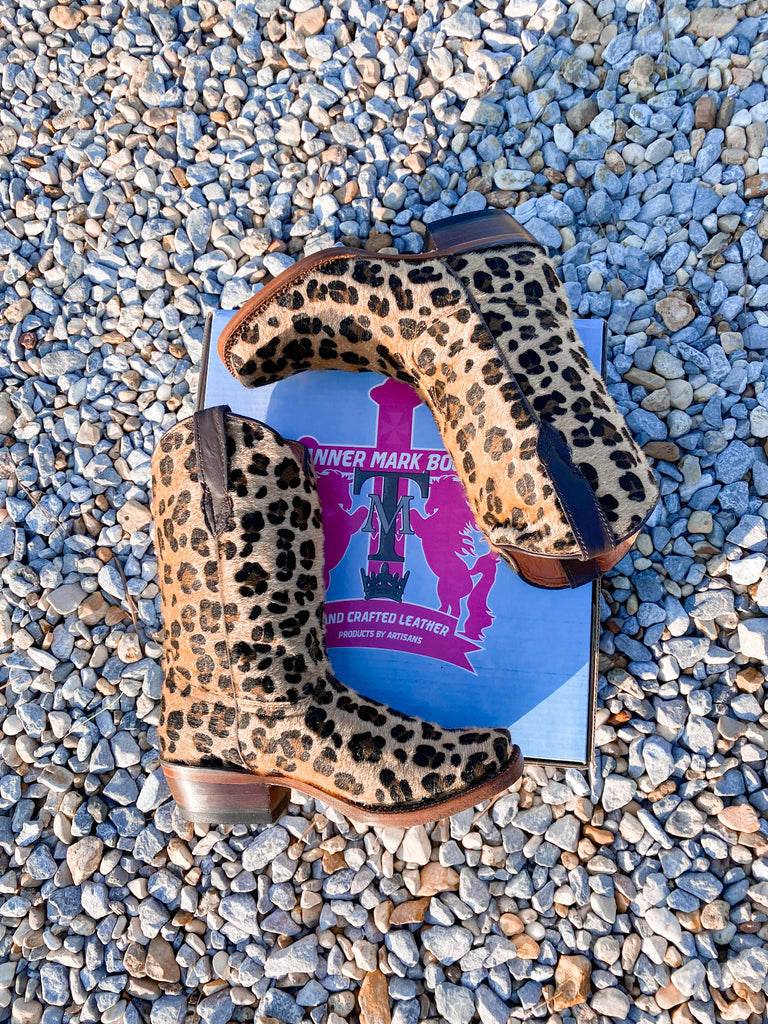 Women's Tanner Mark Black Label Sahara Gold Full Quill Ostrich Boots