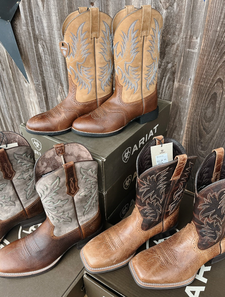 MEN'S ARIAT SPORT COOL VENTTEK WESTERN BOOT