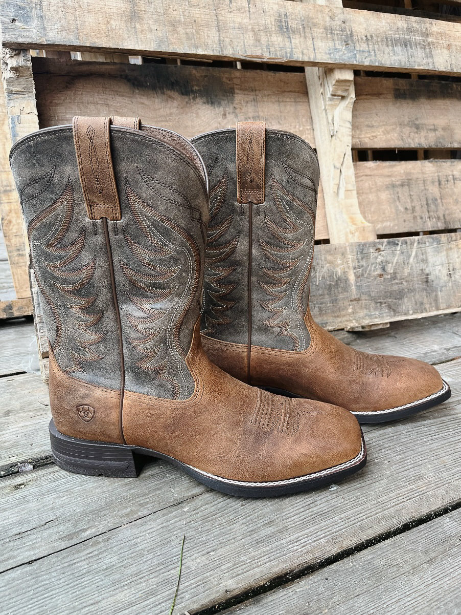 ARIAT Amos Stivali Western Unisex – Bambini E Ragazzi, Pelle E TPR