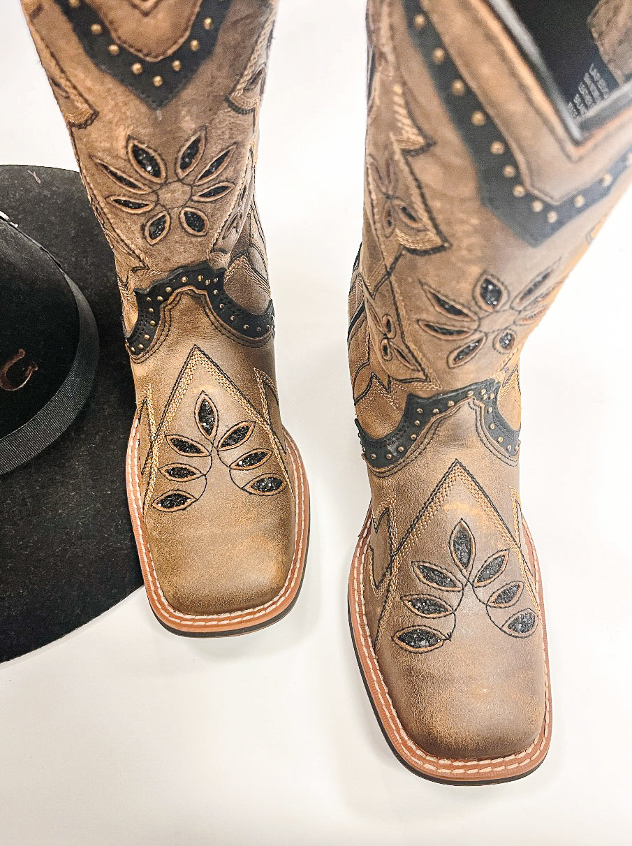 Women's Laredo Honey Bouquet Western Boots