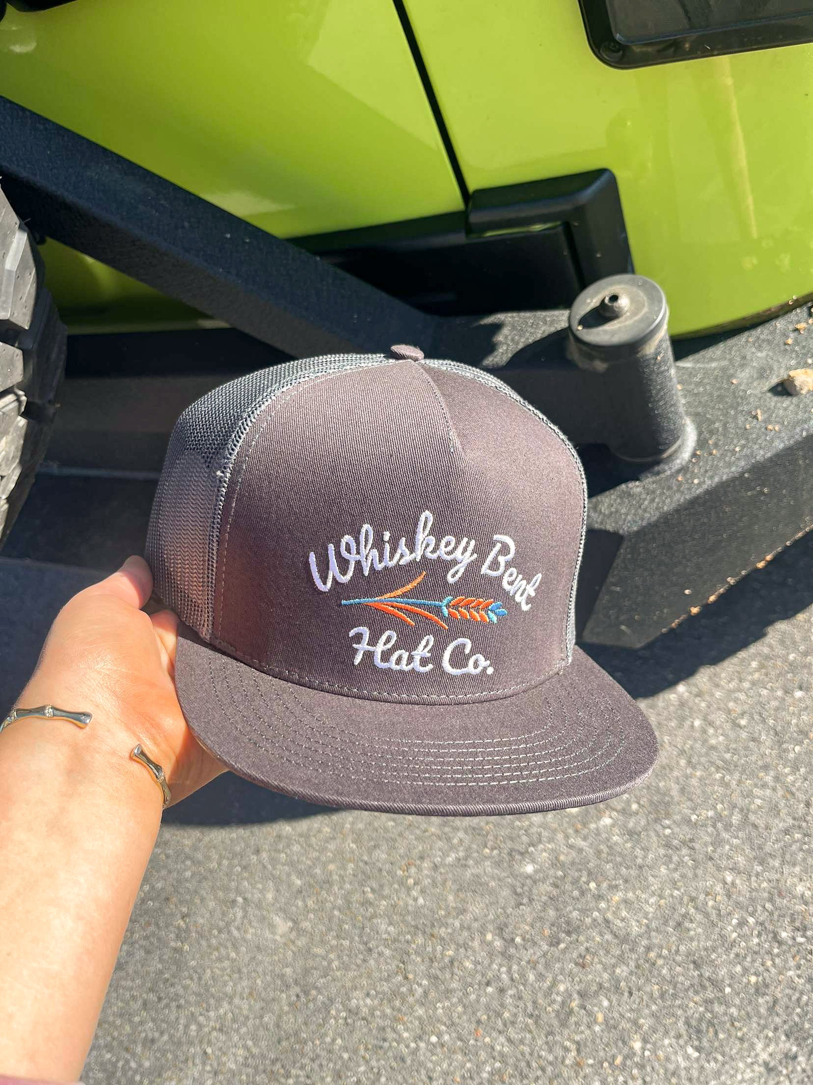 Whiskey Bent Hat Co. Troubadour Cap in Charcoal