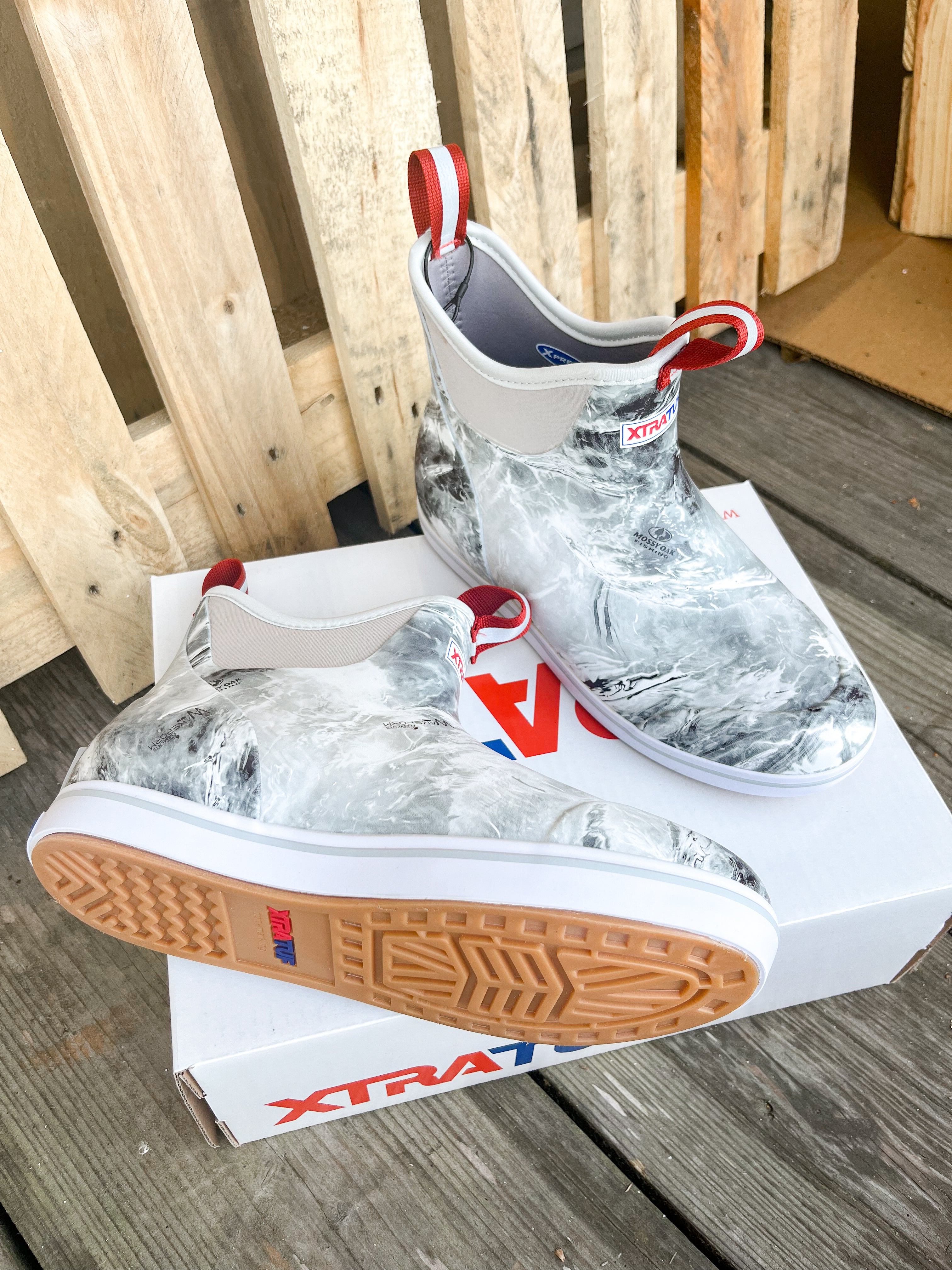 Men's XTRATUF Ankle Deck Boot in Mossy Oak Elements – Boot Country